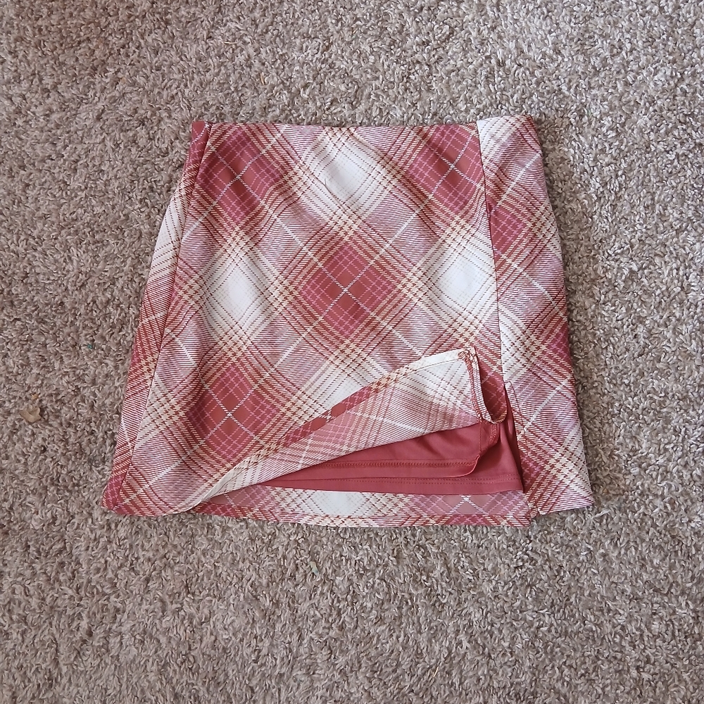 Forever 21 Pink Wrap Pencil Skirt Mini